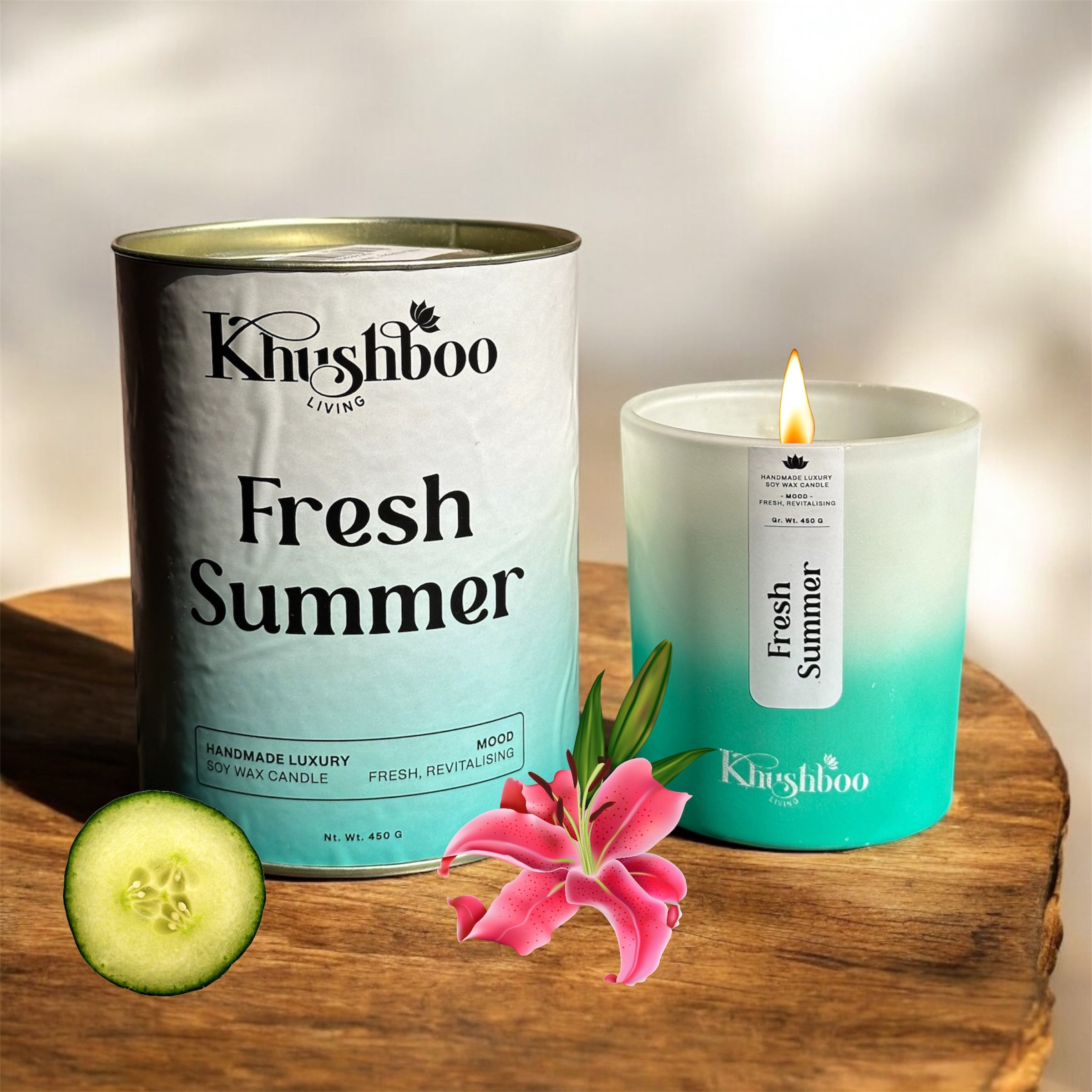 Fresh Summer Scented Candle