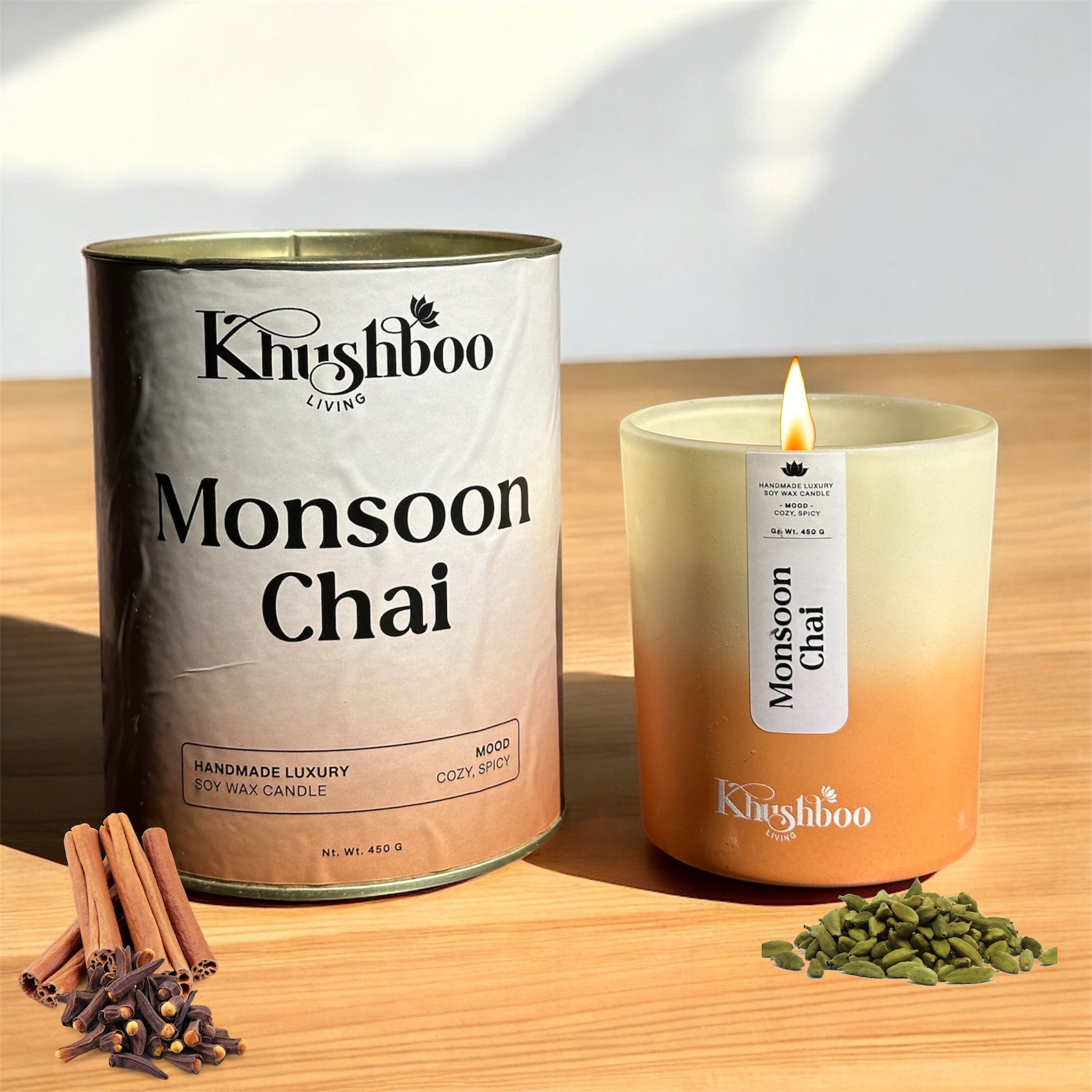 Monsoon Chai Scented Candle