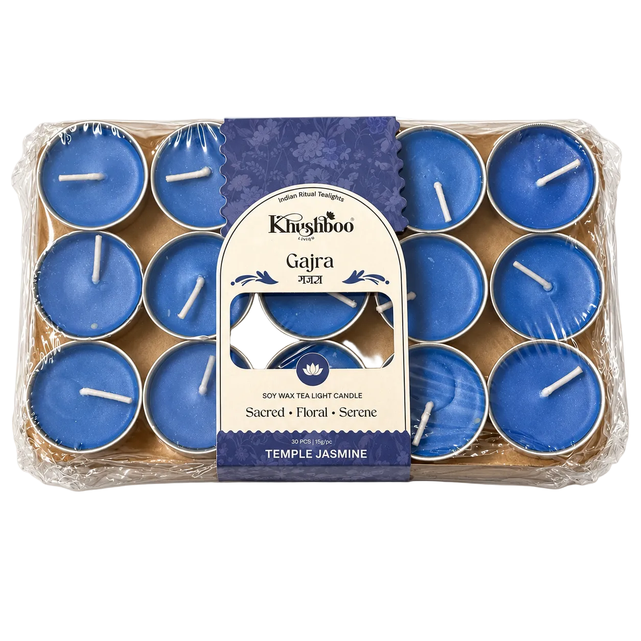 Scented Tealight Set of 30 | Luxury mini candles for home decor