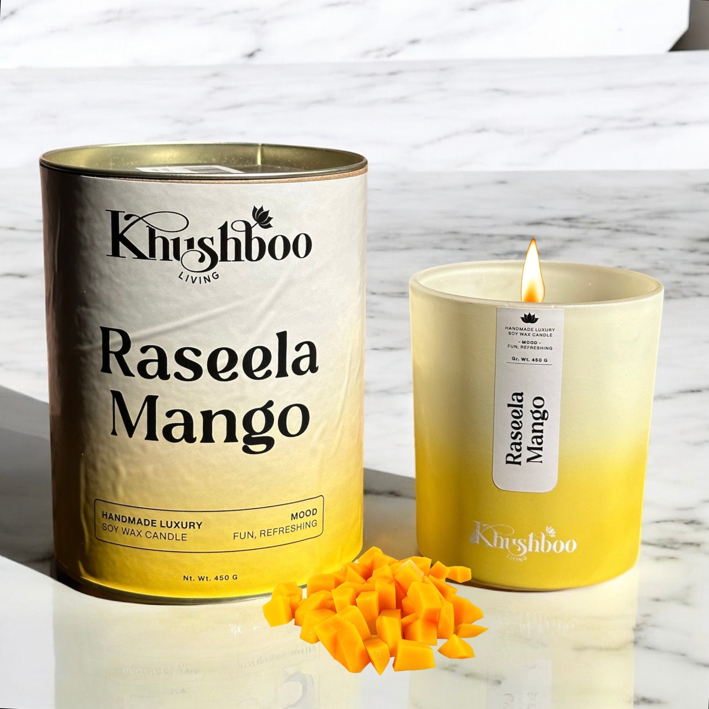 Raseela Mango Scented Candle