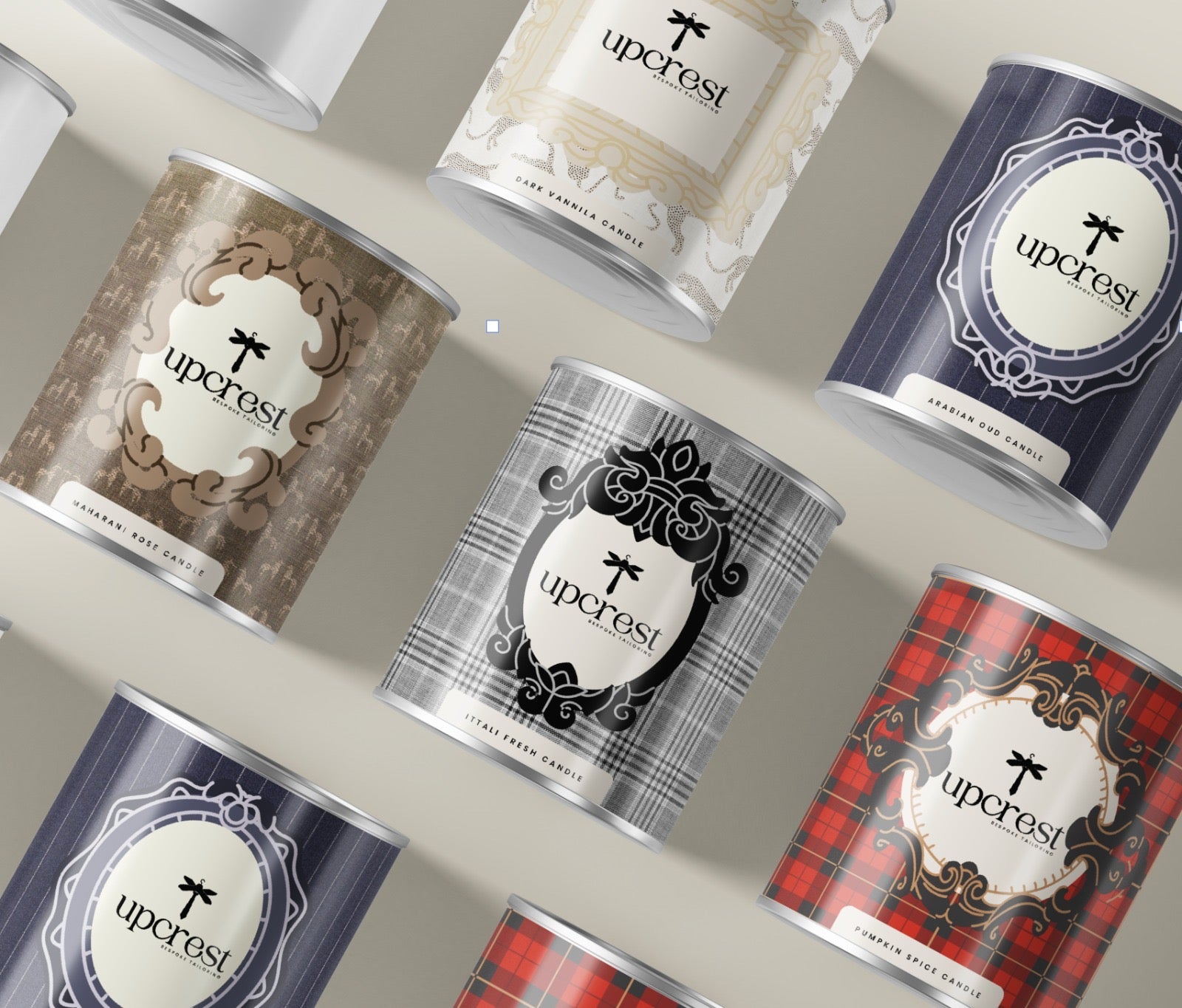 Custom Logo, Names, Photo & Message | Vegan Soy Wax | Corrugated Tin Gift Box | 30-35 Hrs Burn