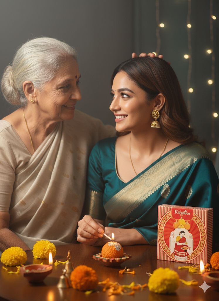 Nani Ke Laddoo Box of 4 Laddu Scented Candle Gift Box | Nani Ke Laddoo Handmade Indian Sweets Decorative Candles | Festive Home Decor for Diwali & Weddings (Saffron Sandalwood)