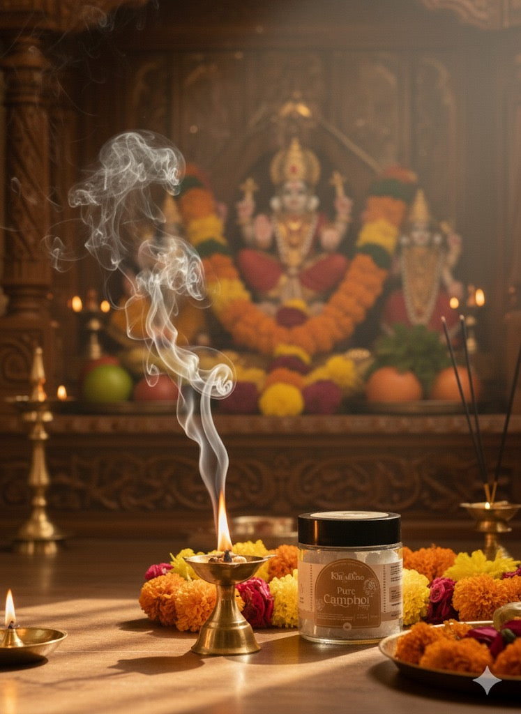 100% Pure Camphor (100g) – Natural, Chemical-Free, Multi-Purpose