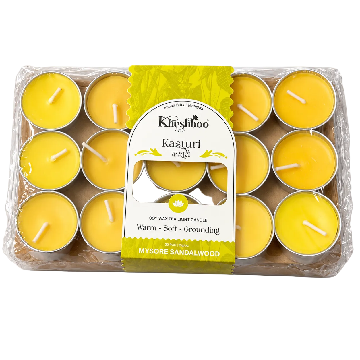 Scented Tealight Set of 30 | Luxury mini candles for home decor