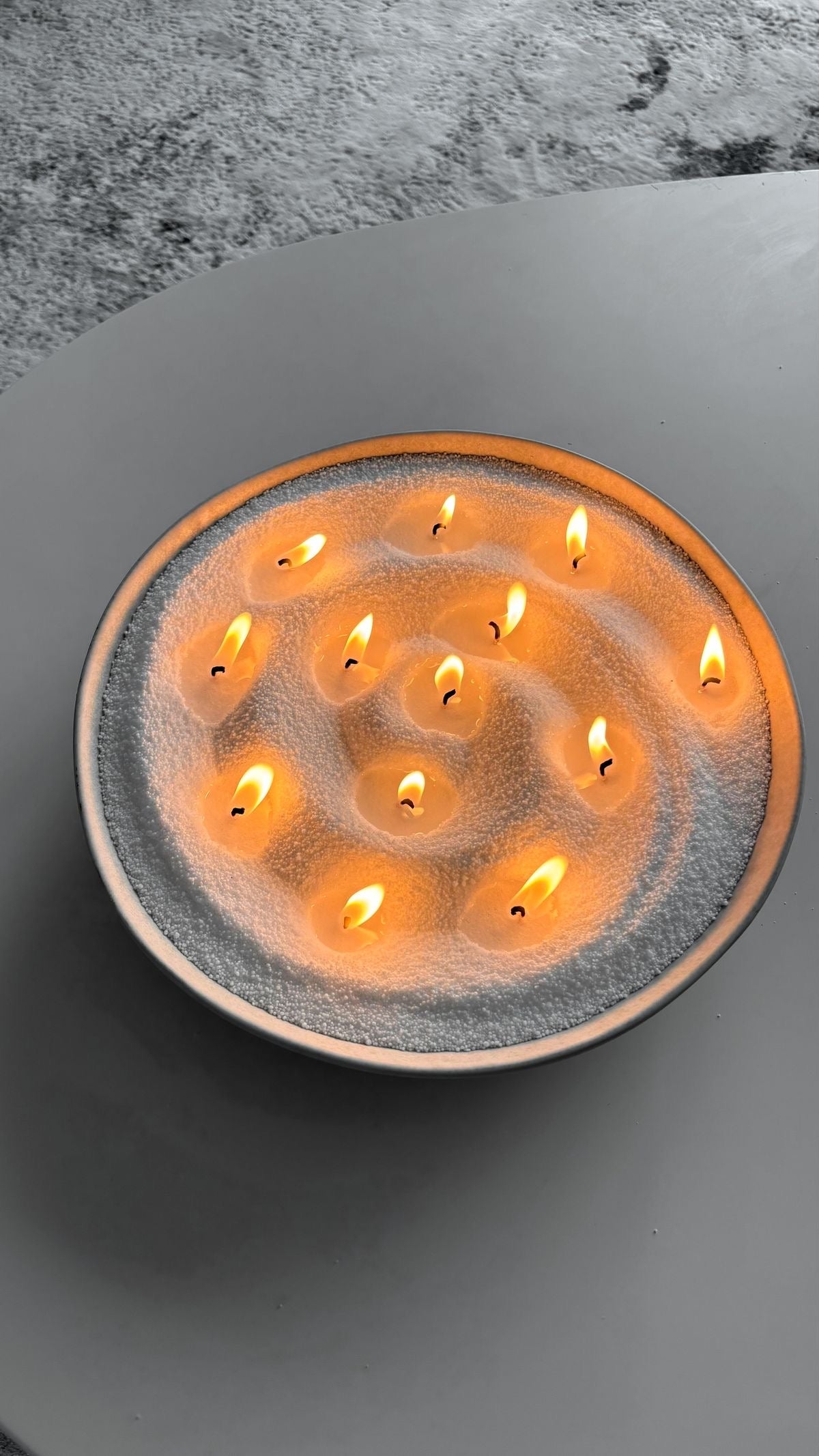 Pearl Sand Wax Candle Diy (with wicks)