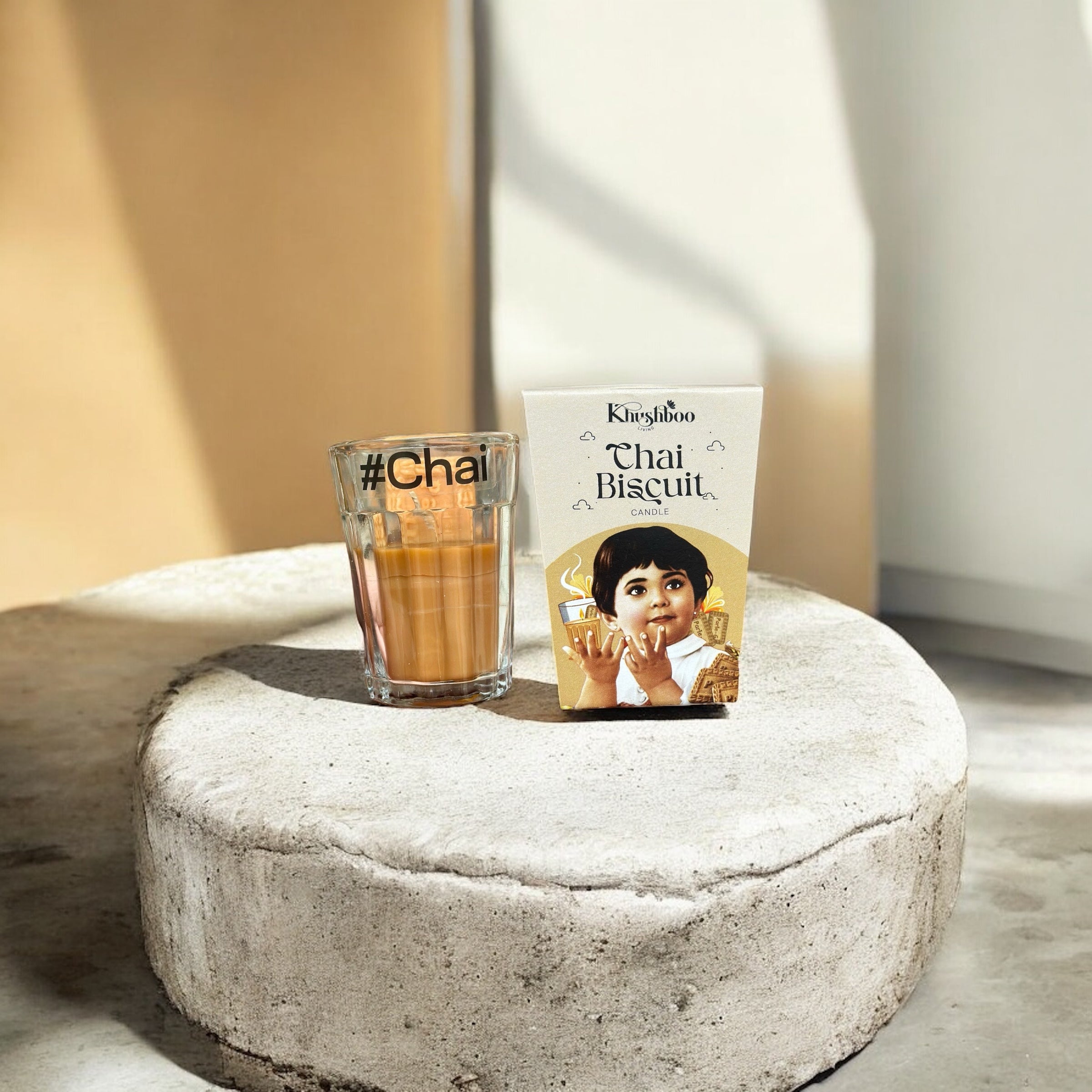 ParleG Chai Biscuit Scented Candle