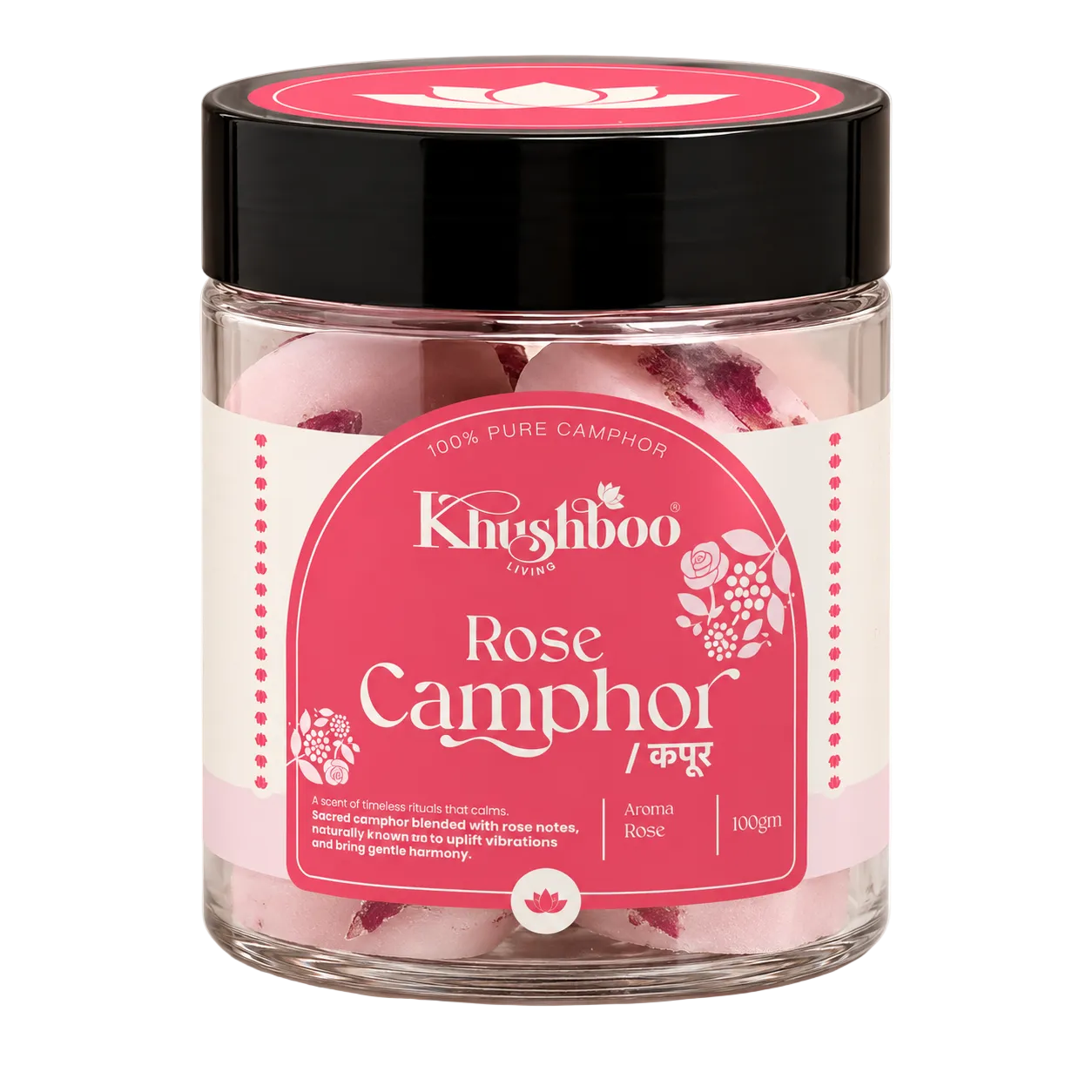 100% Pure Rose Camphor 100g