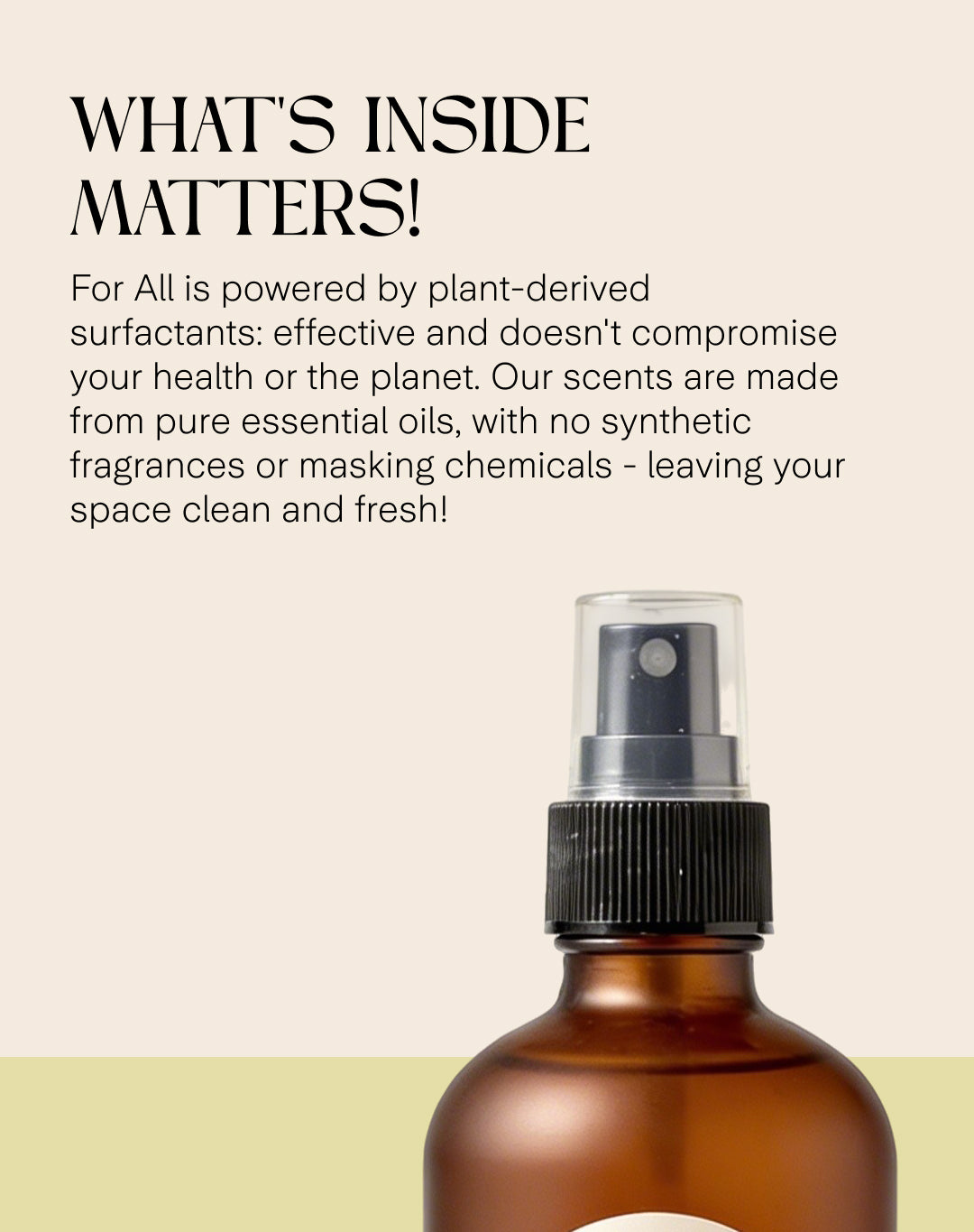 Khushboo Living Citrus Pop Luxury Room Freshener – Energizing Lemon Citrus Air Freshener | Premium Glass Bottle Home Fragrance Spray (100ml)