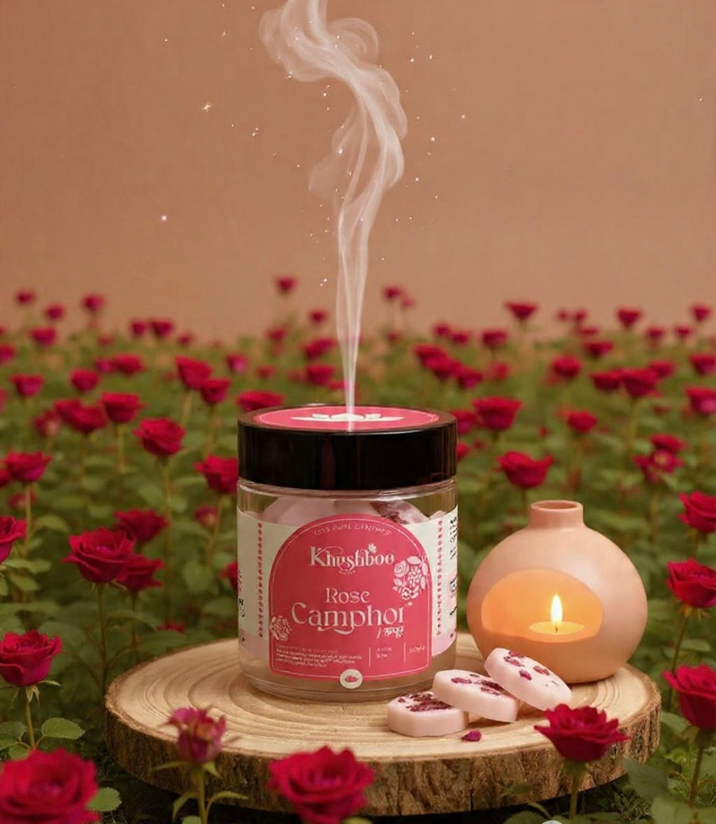 100% Pure Rose Camphor (100g) – Natural, Chemical-Free, Multi-Purpose