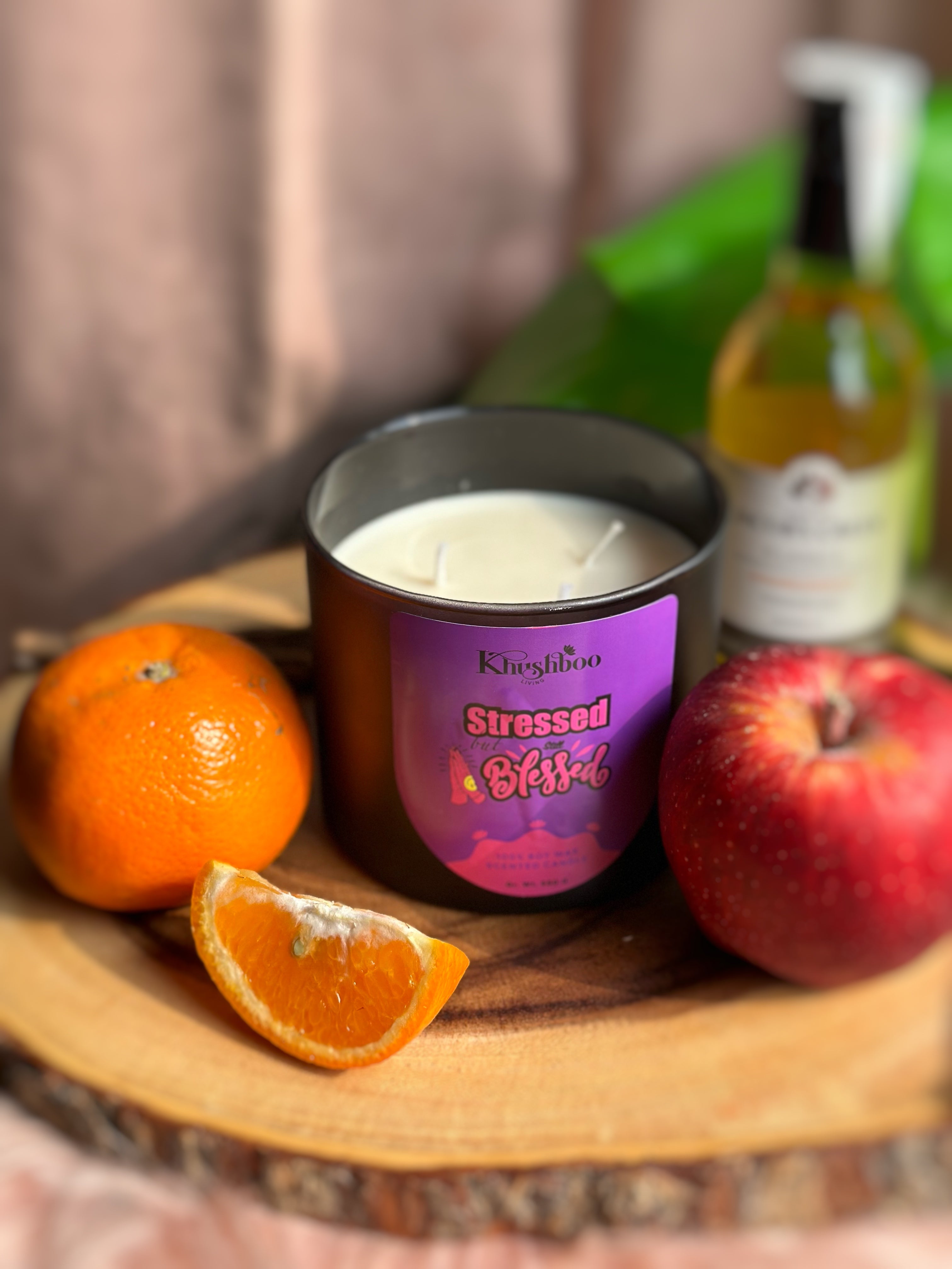 Stressed But Still Blessed 3-Wick Candle