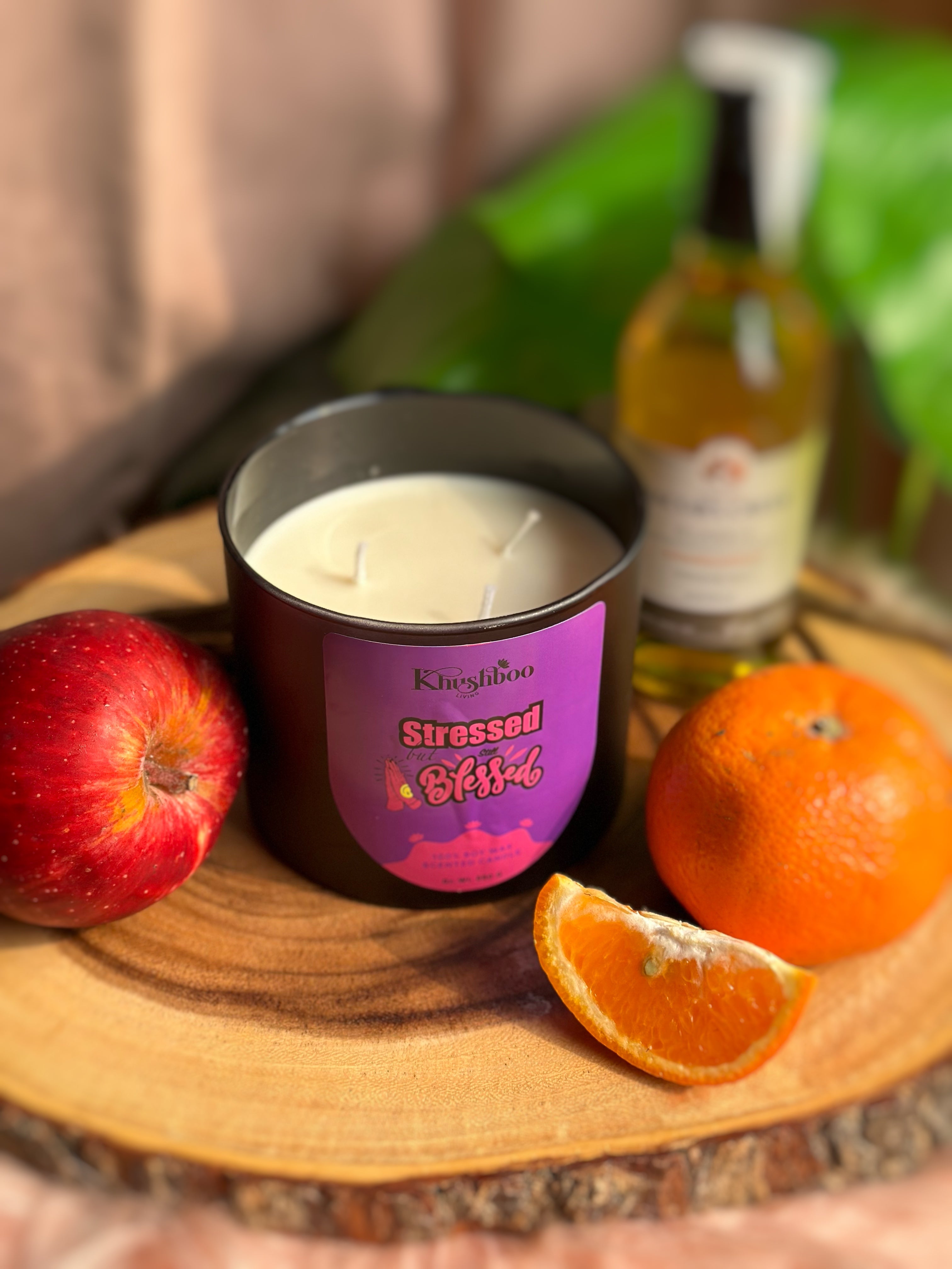 Stressed But Still Blessed 3-Wick Candle