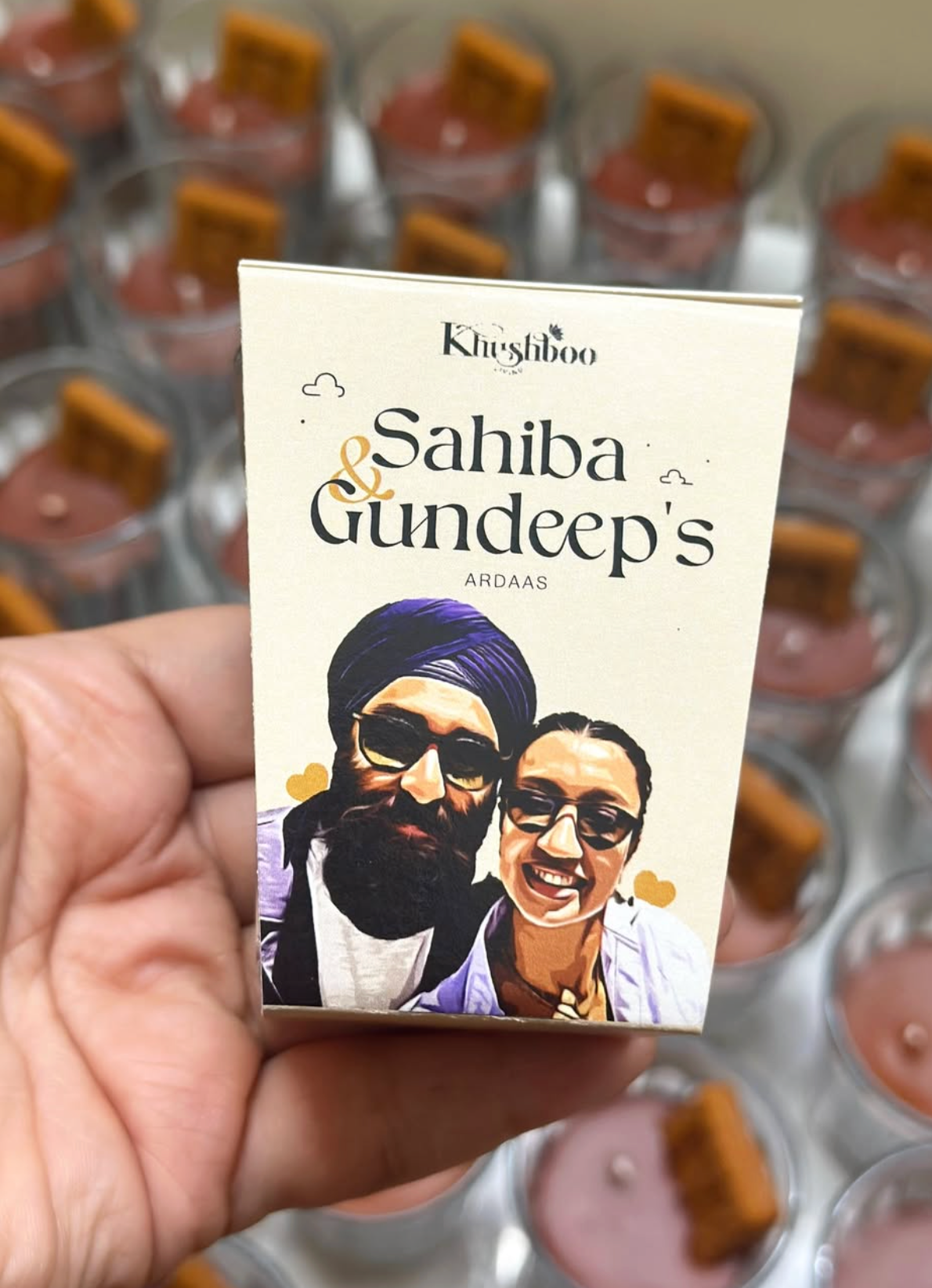 ParleG Chai Biscuit (Customised Photo Scented Candle )
