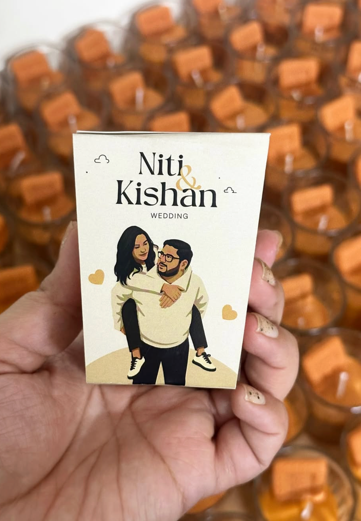 ParleG Chai Biscuit (Customised Photo Scented Candle )
