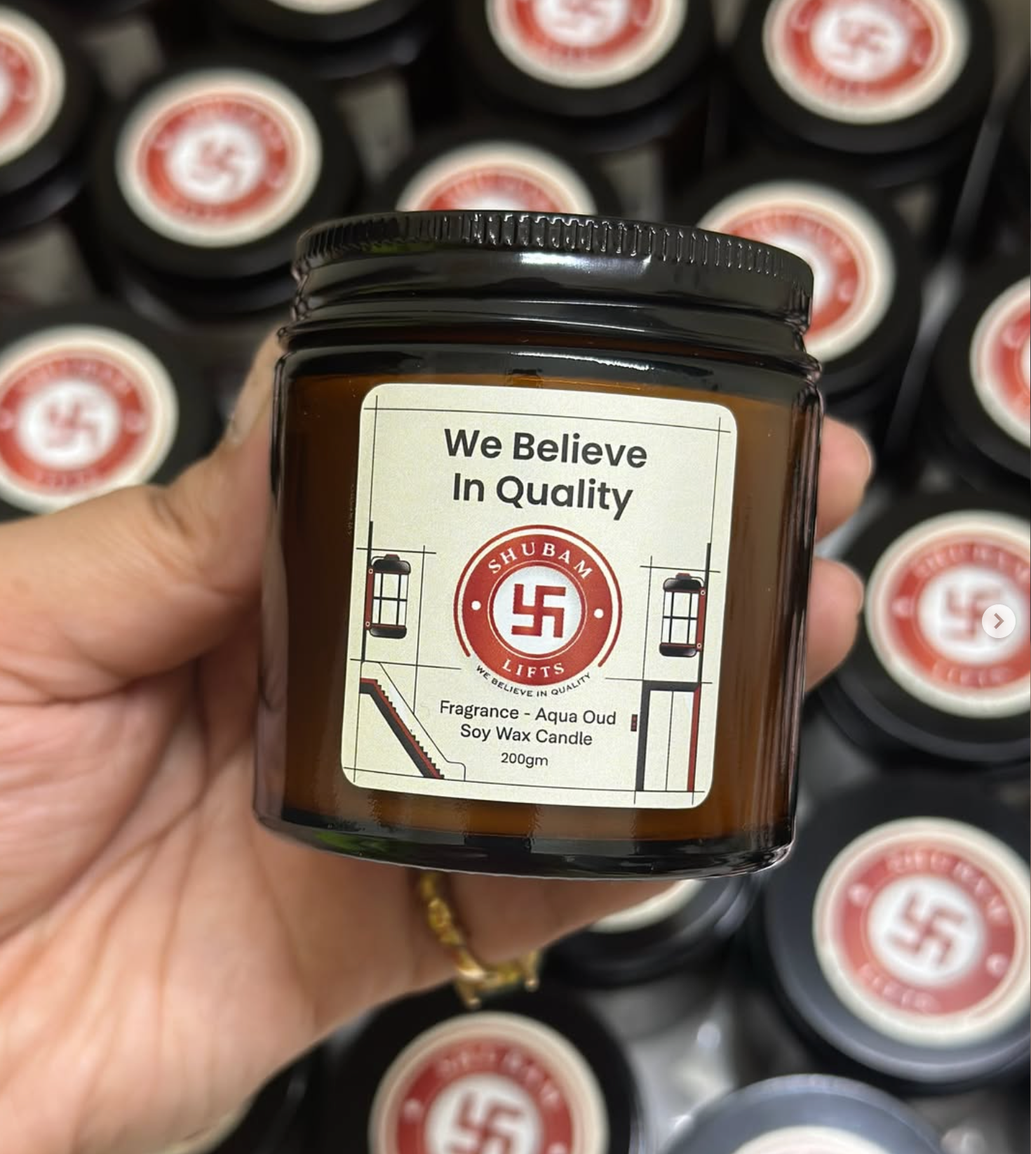 Custom Logo, Names, Photo & Message | Vegan Soy Wax | Corrugated Tin Gift Box | 30-35 Hrs Burn