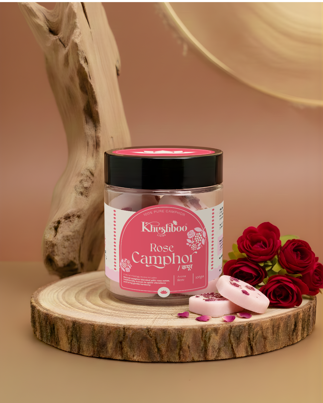 100% Pure Rose Camphor (100g) – Natural, Chemical-Free, Multi-Purpose