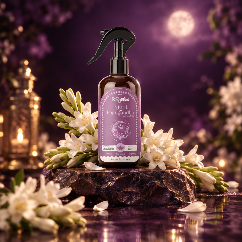 Night Rajnigandha Luxury Room Freshener by Khushboo Living
