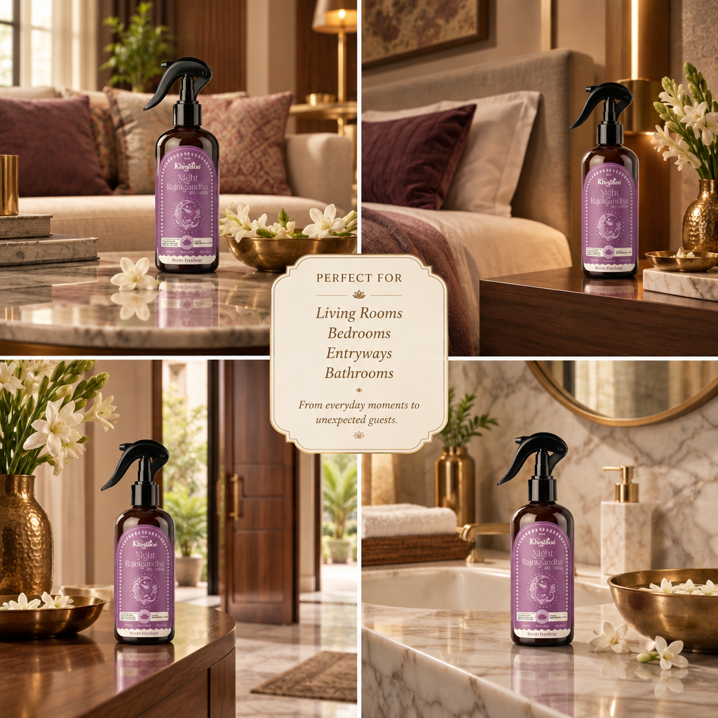 Night Rajnigandha Luxury Room Freshener by Khushboo Living