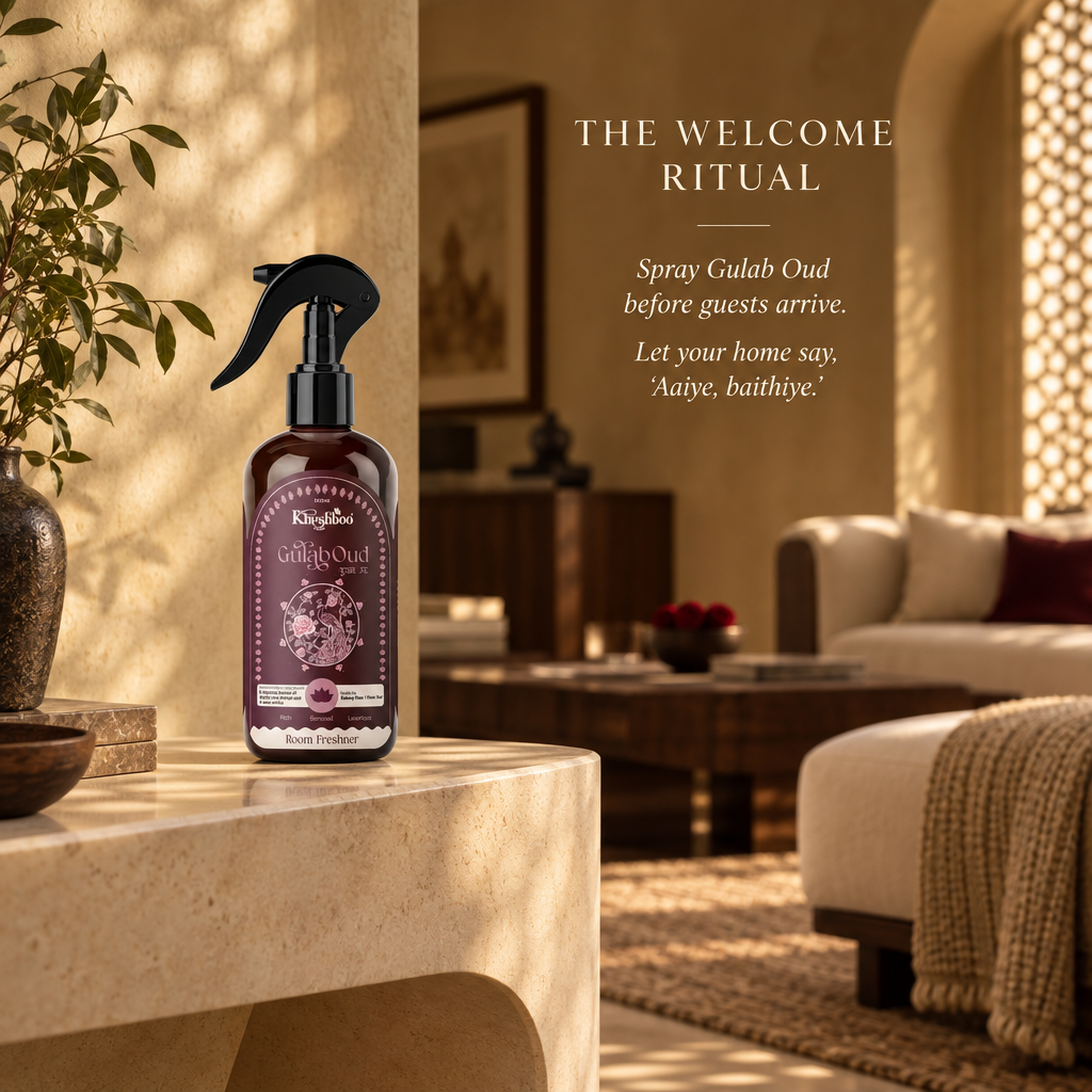 Gulab Oud Luxury Room Freshener by Khushboo Living