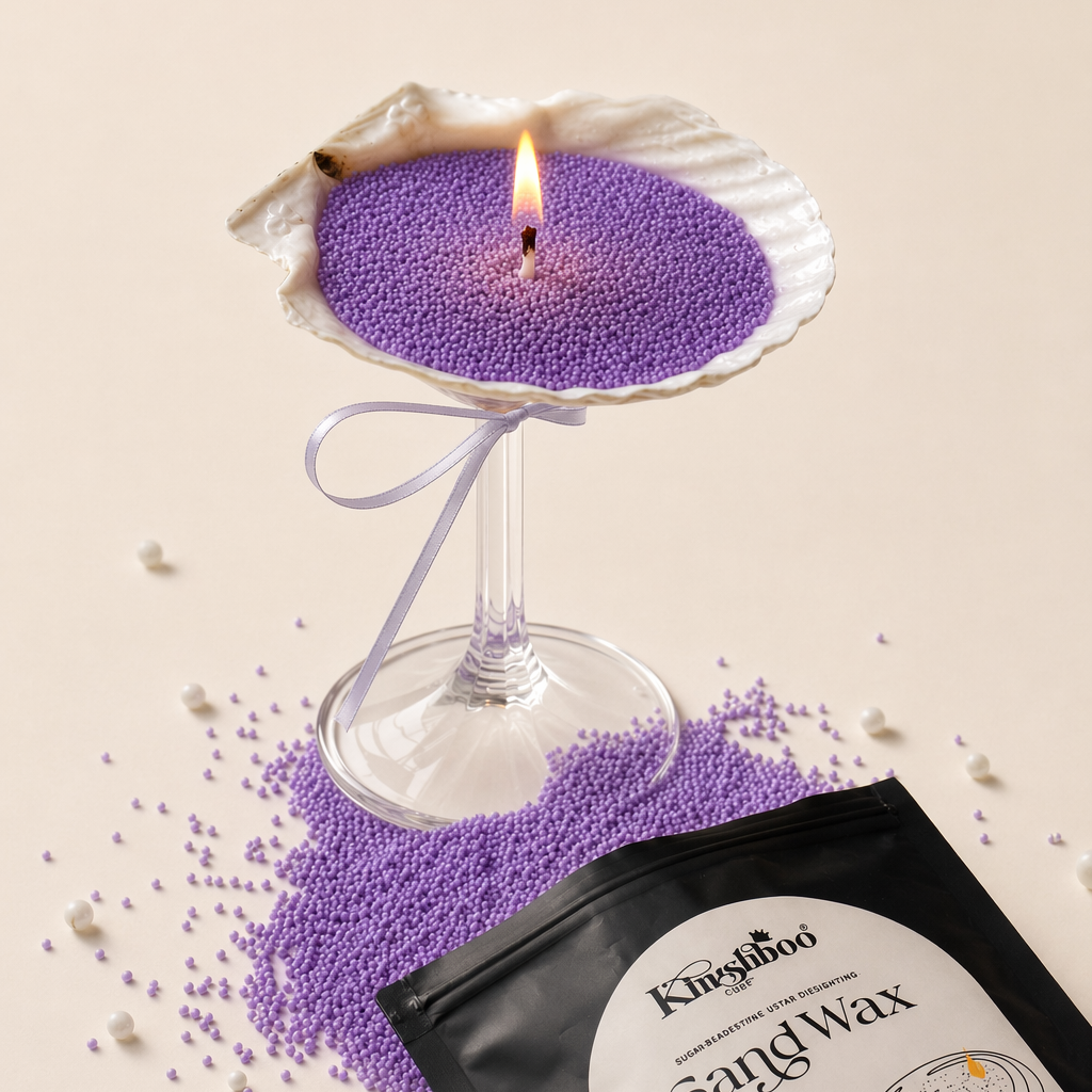 Scentad Pearl Sand Wax Candle with Free wicks