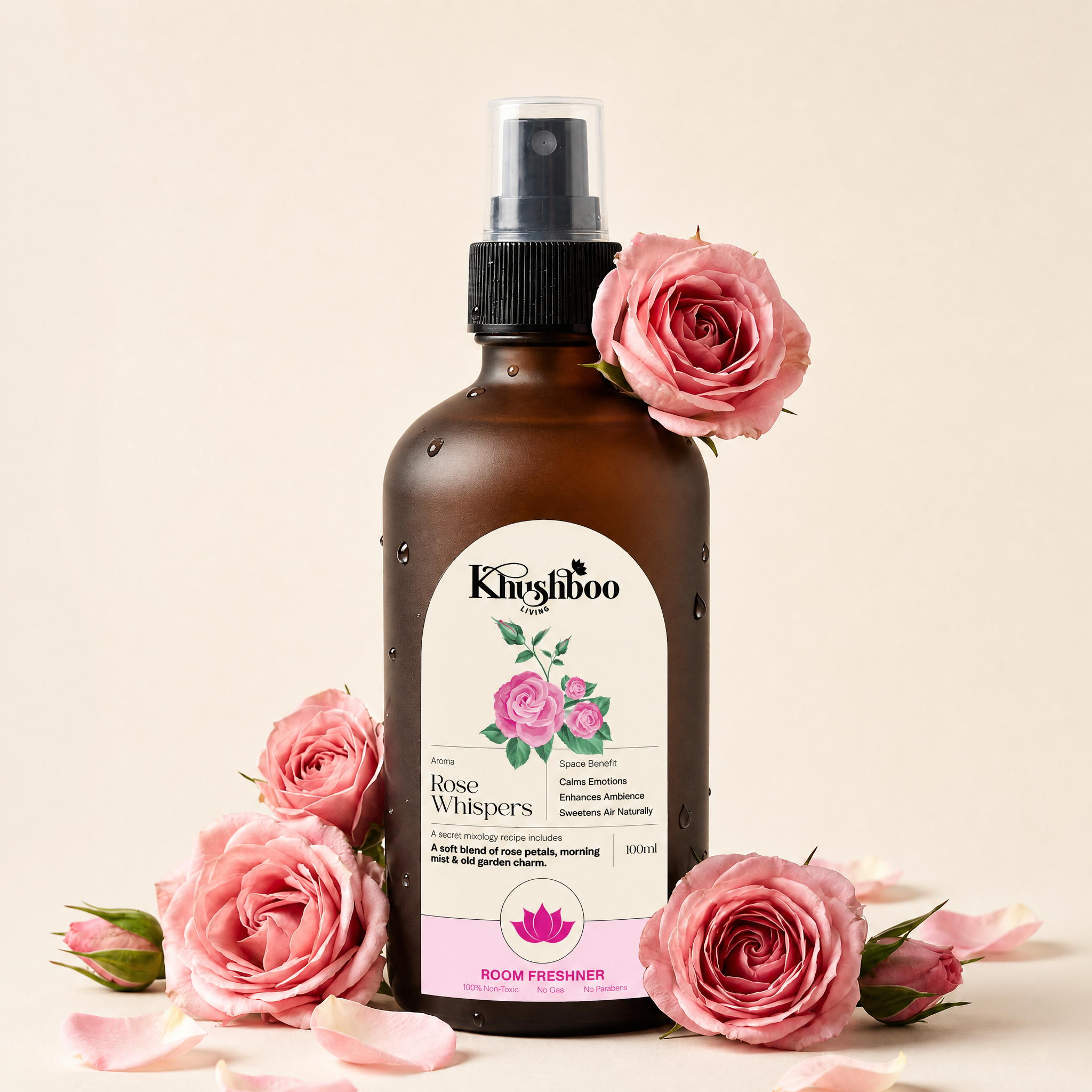 Rose Whispers Luxury Room Freshener 100ml