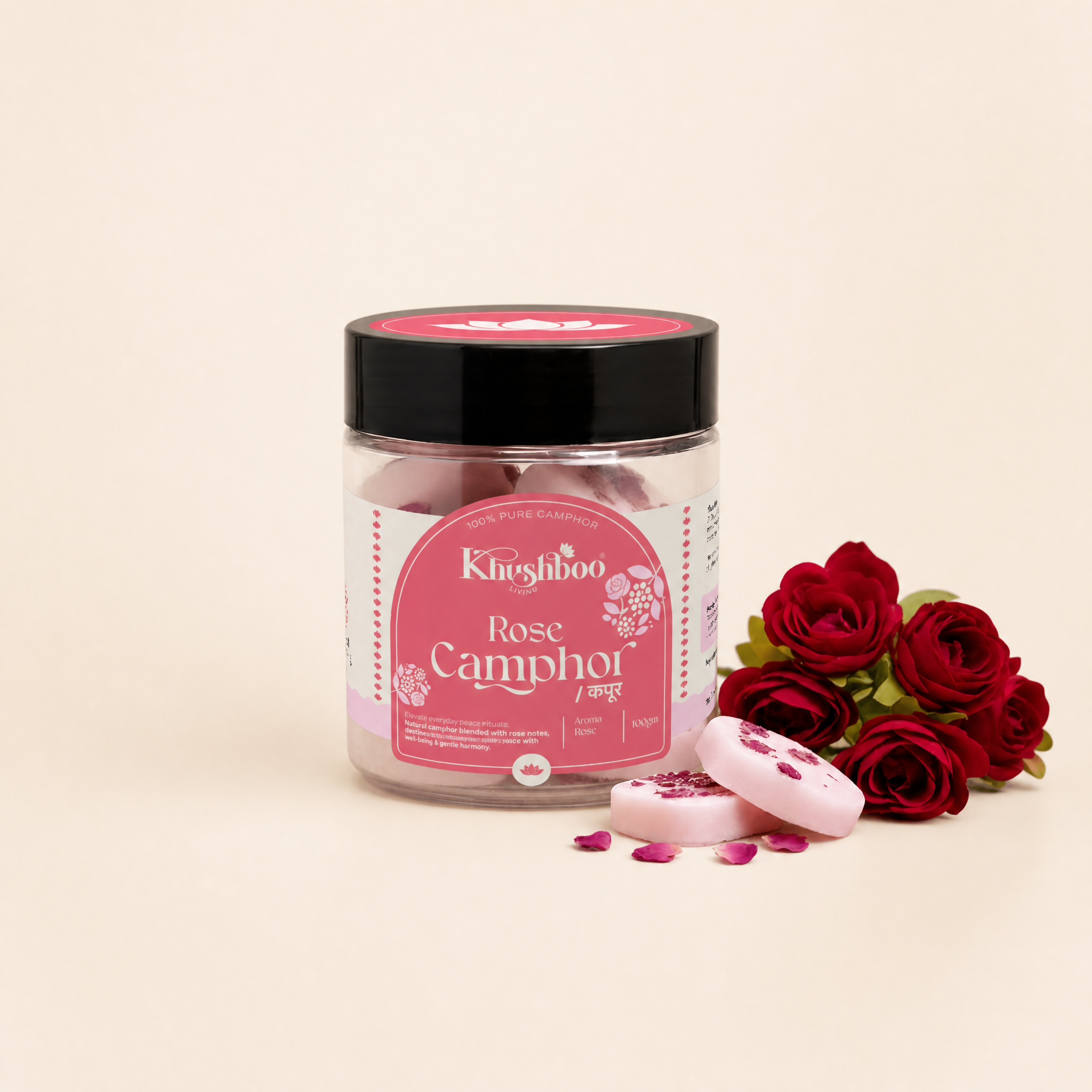 100% Pure Rose Camphor 100g