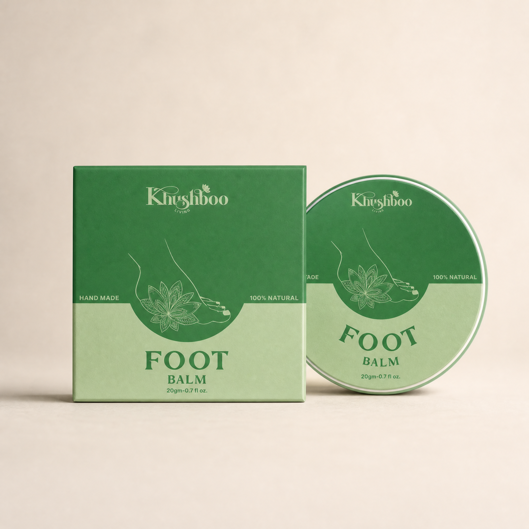 Foot balm - 100% Natural | Made with pure essential oils