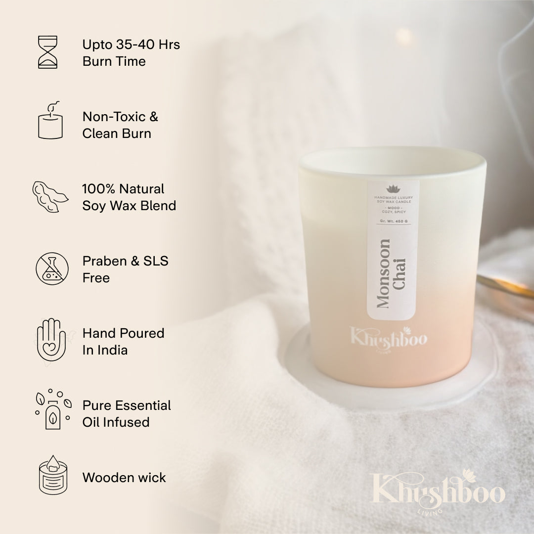 Monsoon Chai Scented Candle