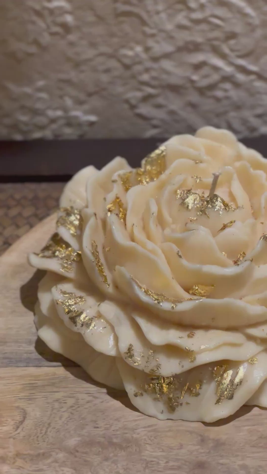 Luxe Set of 2 Peony Candles for Diwali Gifting | Home Decor