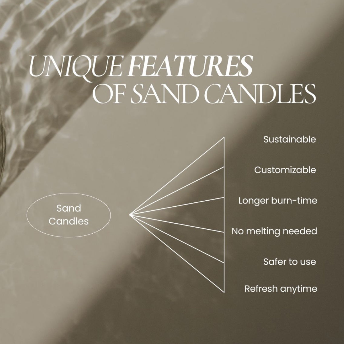 Pearl Sand Wax Candle Diy (with wicks)