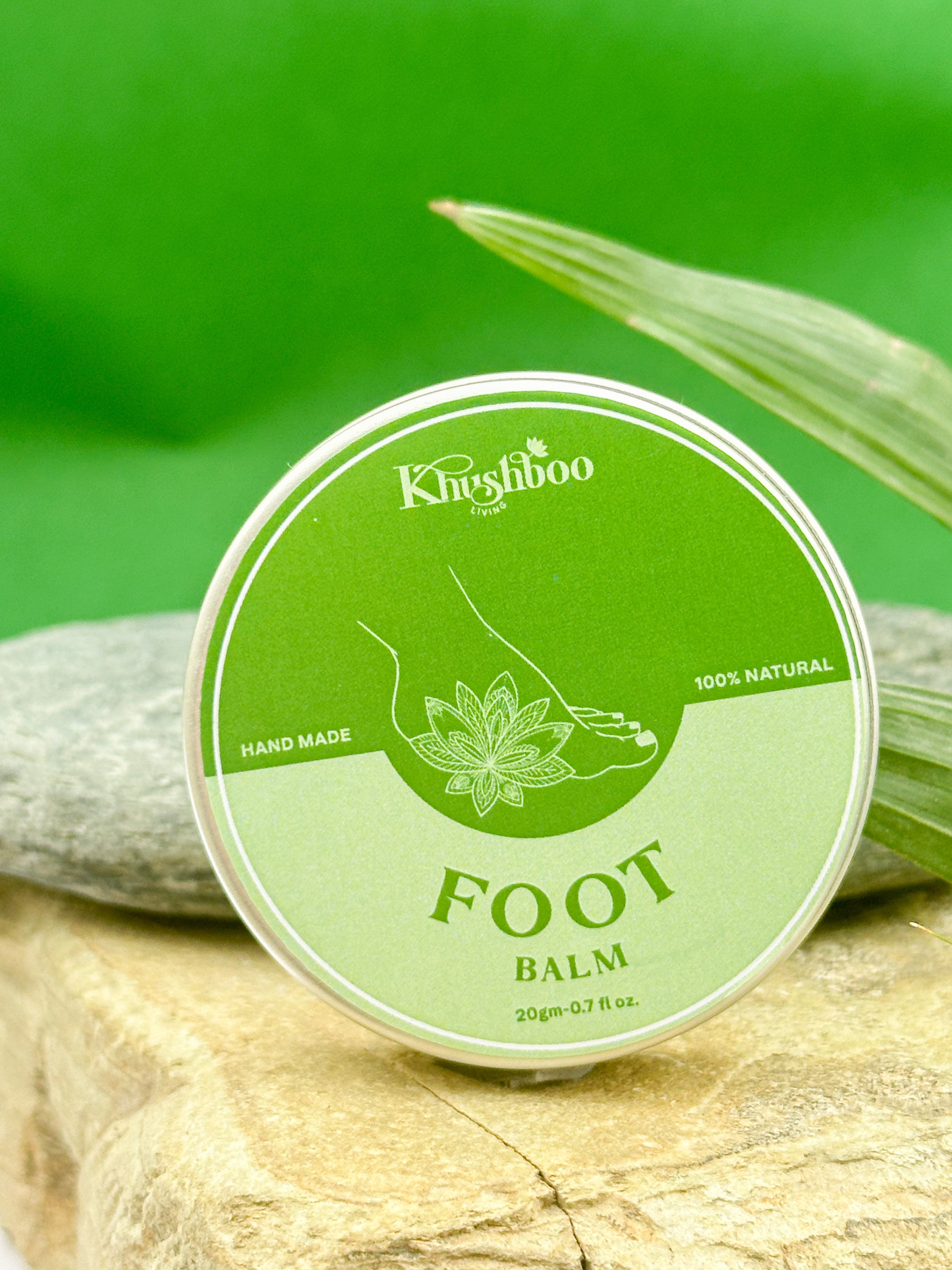 Foot balm - 100% Natural | Made with pure essential oils